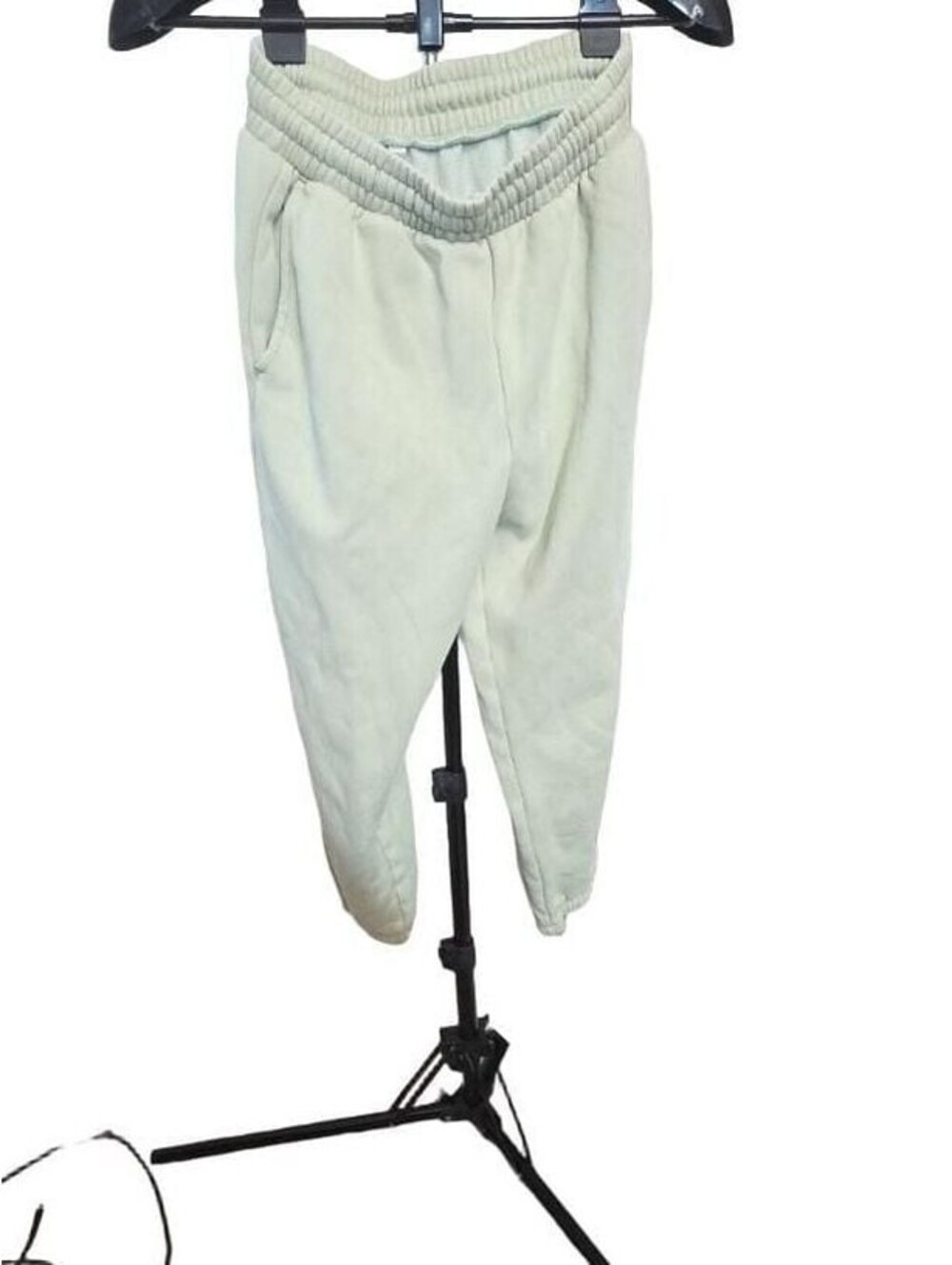 Fabletics Women's High-Waisted Green Fleece Jogger Sweatpants Size S
